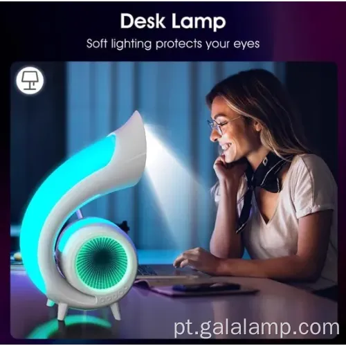 Alto -falante Bluetooth com exibição colorida de relógio LED